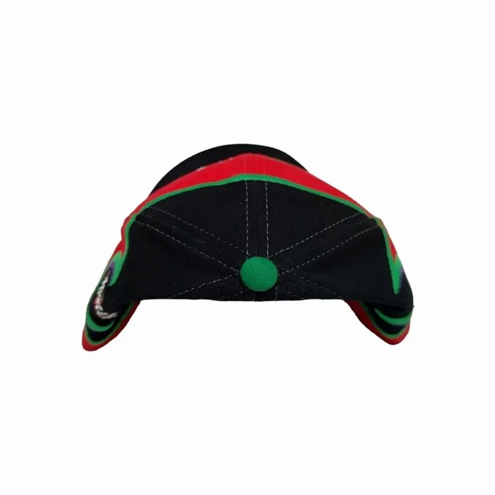 Mystik Lubricants Citgo Oil Adjustable Golf Hat Ball Cap Green Purple Color Pop